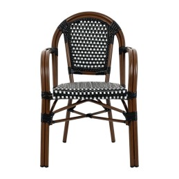 Krzesło CAFE PARIS brązowe rattan